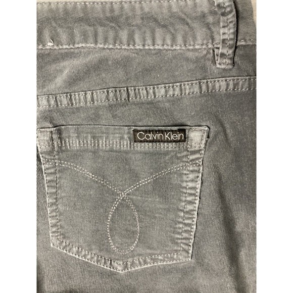 Calvin Klein Jeans Womens Straight Gray Corduroy Stretch Size 12 - Picture 12 of 15